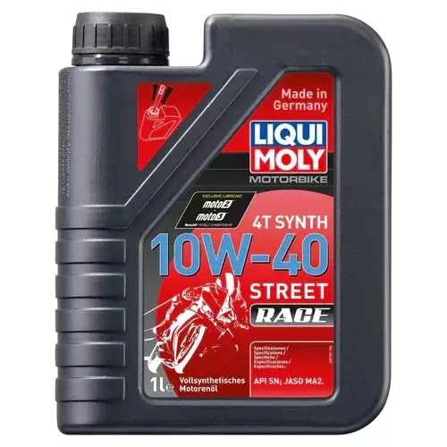 Olej Silnikowy 20753 Liqui Moly Motorbike 4T Synth 10W40 Street Race 1L Oferta limitowana
